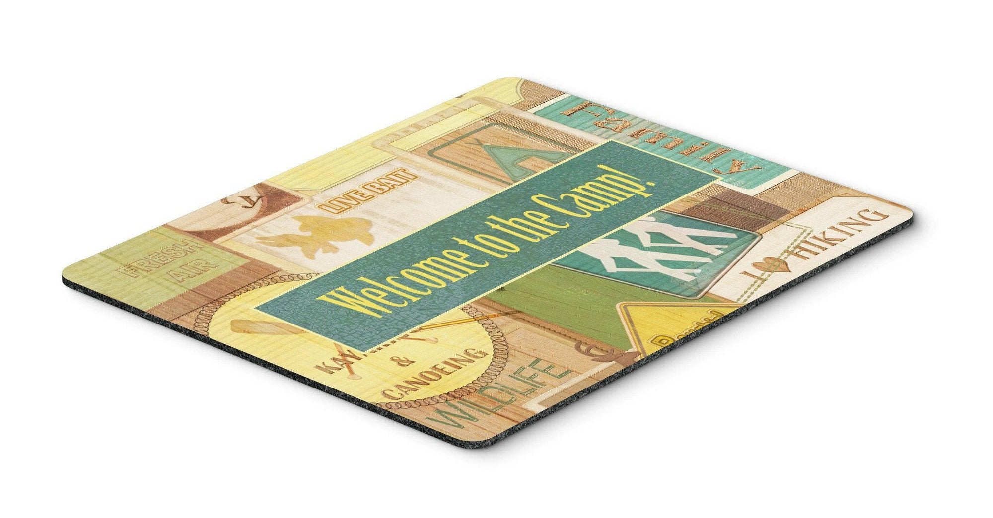 Welcome to the Camp Mouse Pad, Hot Pad or Trivet SB3080MP by Caroline's Treasures