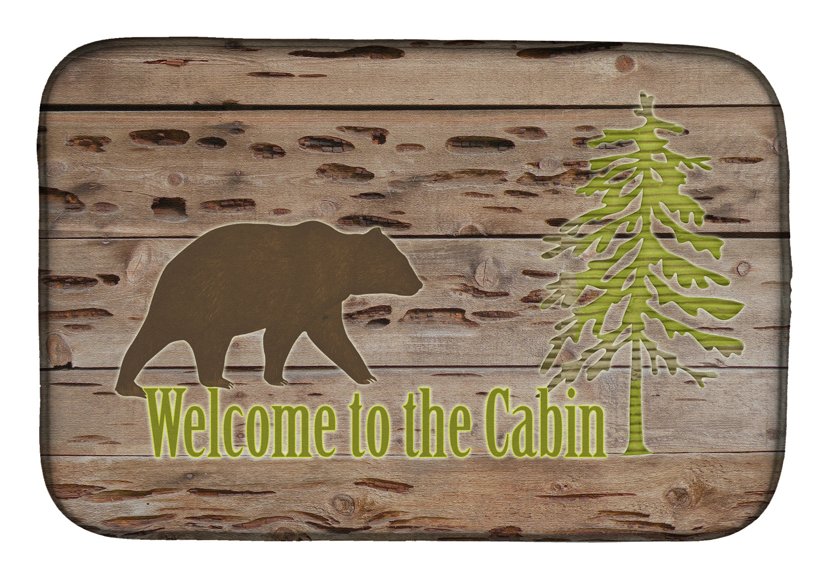 Welcome to the Cabin Dish Drying Mat SB3081DDM  the-store.com.