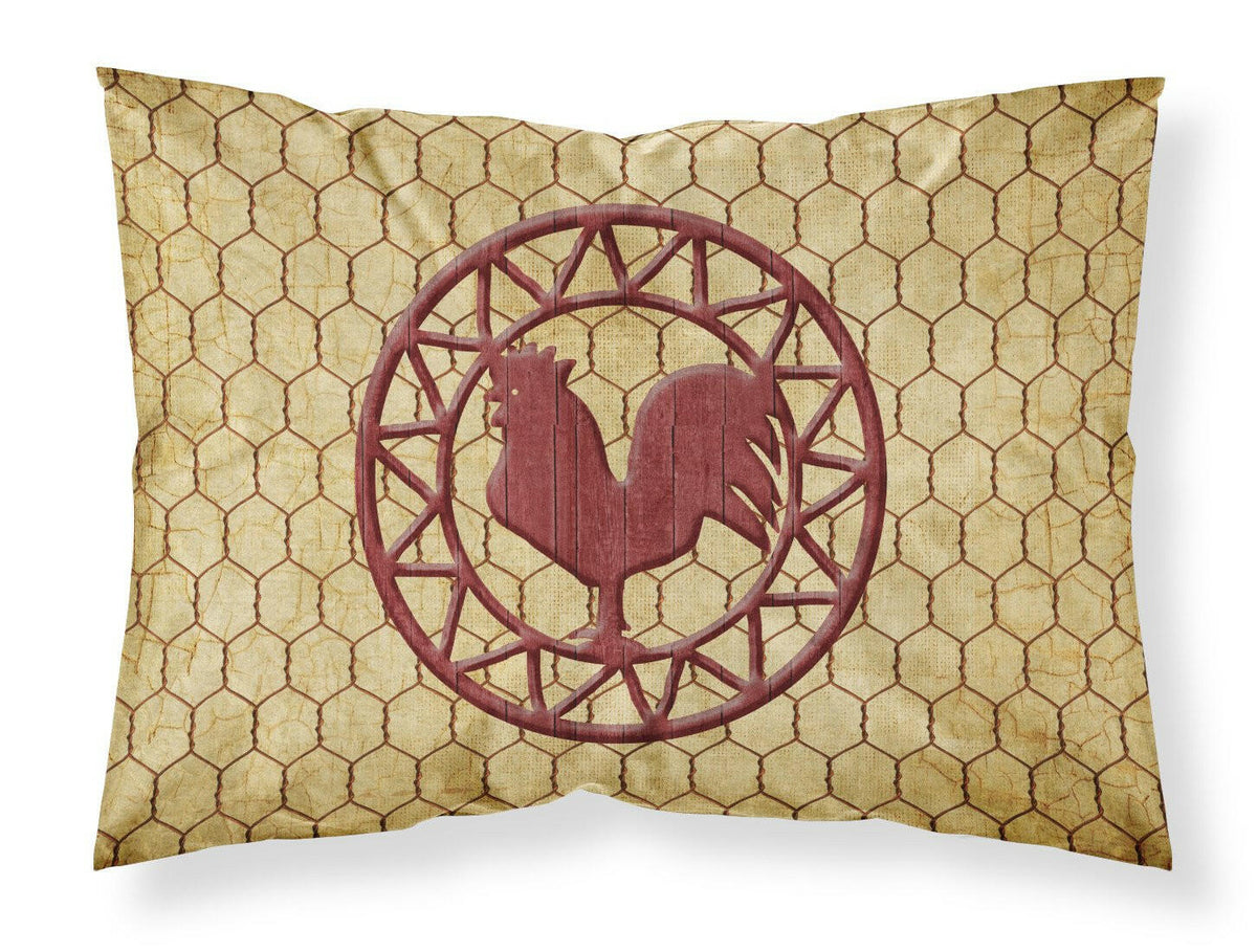 Rooster Chicken Coop Moisture wicking Fabric standard pillowcase SB3085PILLOWCASE by Caroline&#39;s Treasures