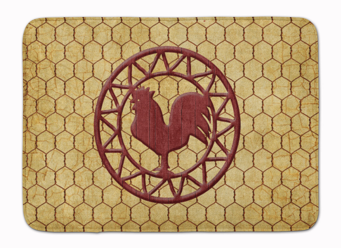 Rooster Chicken Coop Machine Washable Memory Foam Mat SB3085RUG - the-store.com