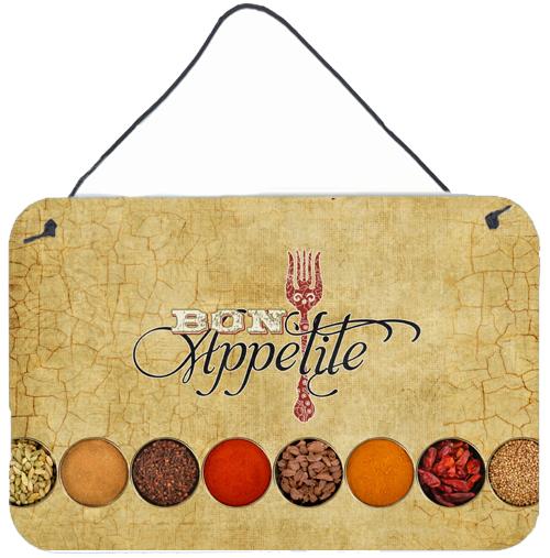 Bon Appetite and Spices Aluminium Metal Wall or Door Hanging Prints by Caroline's Treasures