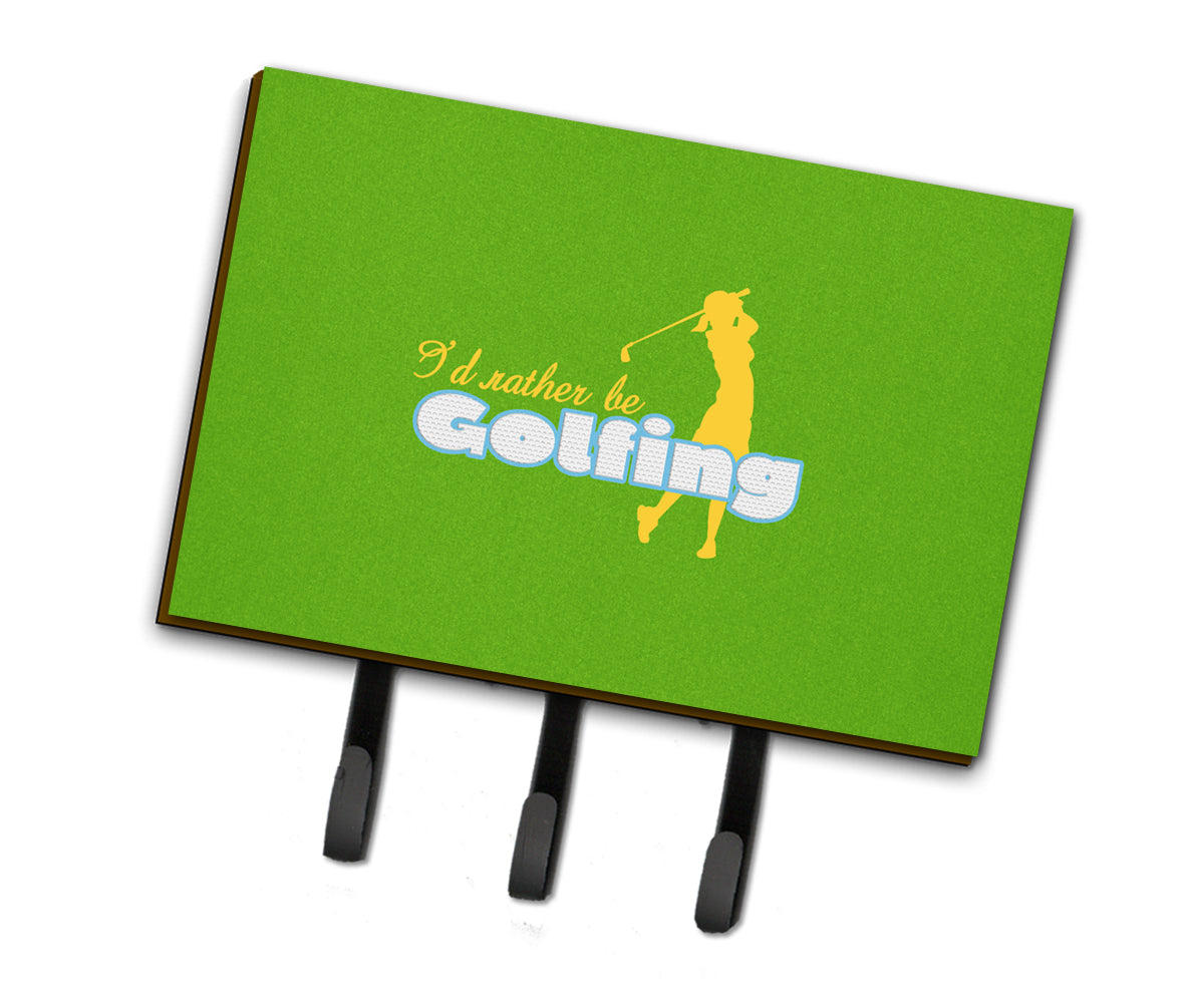 I&#39;d rather be Golfing Woman on Green Leash or Key Holder SB3093TH68  the-store.com.