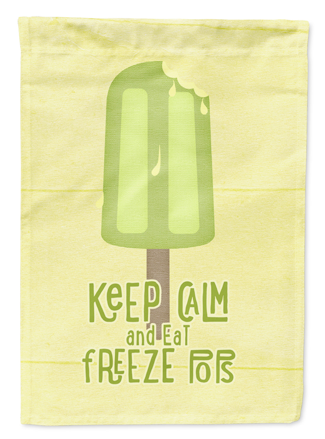 Keep Calm and Eat Freeze Pops Popsicle Flag Canvas House Size SB3105CHF  the-store.com.