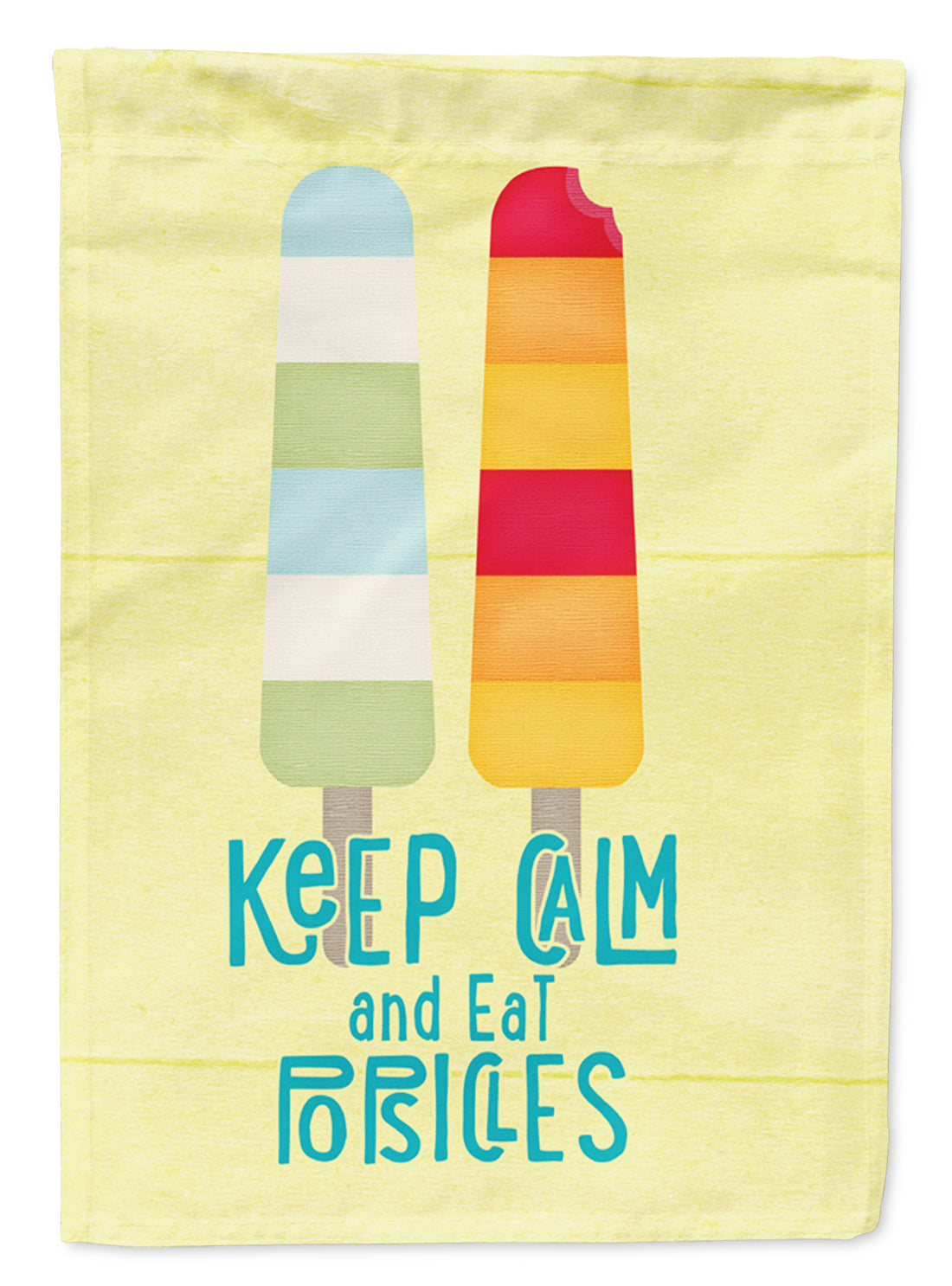 Keep calm and eat popsicles Flag Canvas House Size SB3108CHF