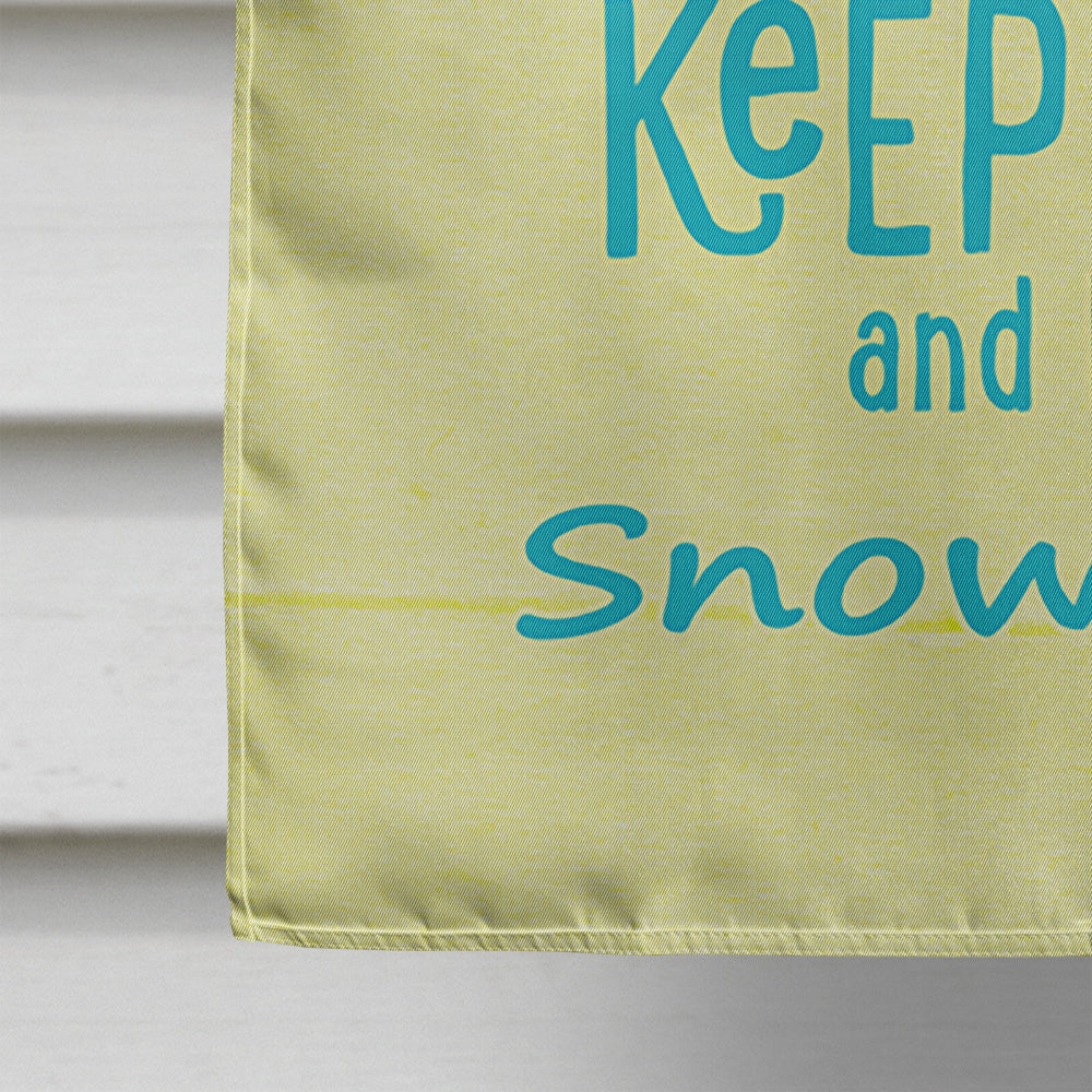 Keep calm and eat snowballs Flag Canvas House Size SB3109CHF  the-store.com.