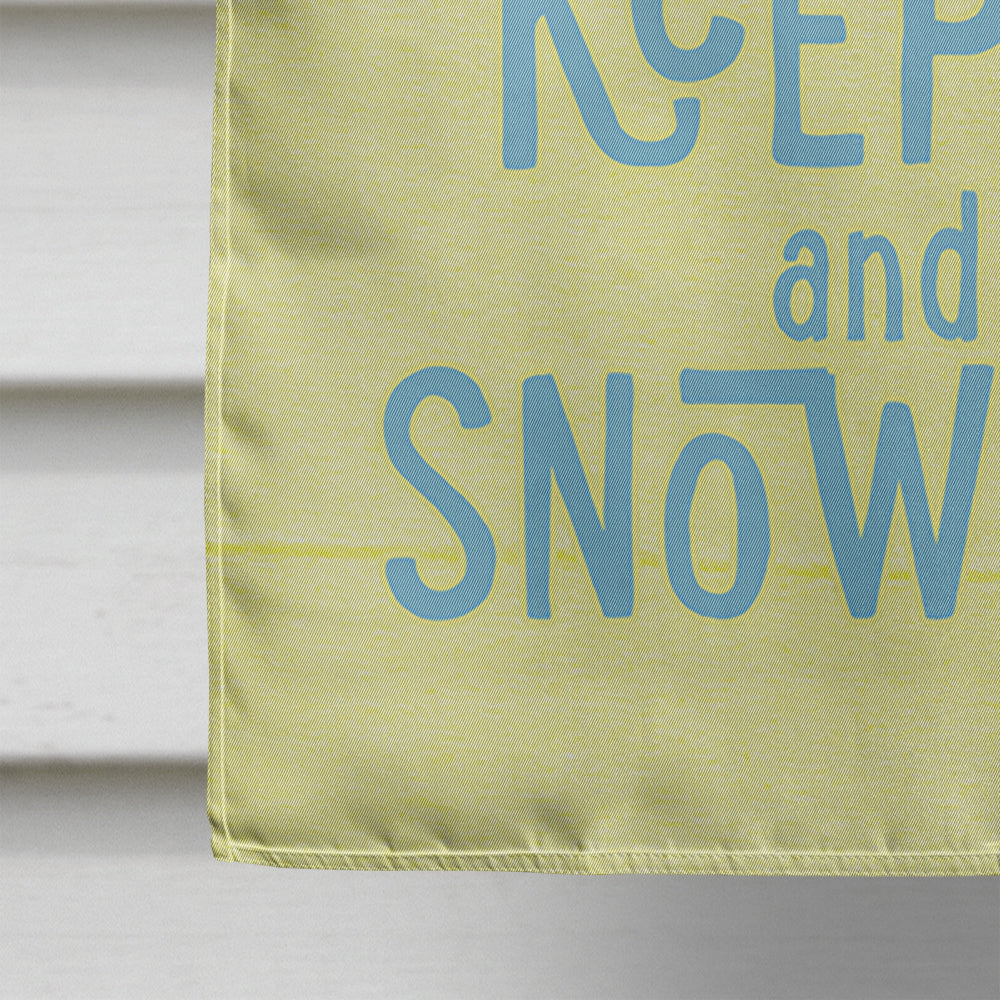 Keep calm and eat snow cones Flag Canvas House Size SB3110CHF