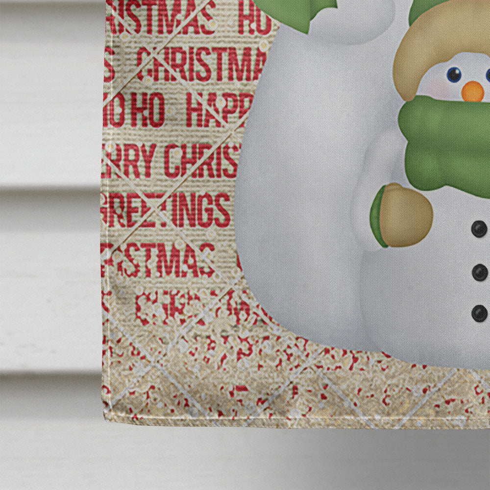 Snowman Family Snowpeople Flag Canvas House Size SB3116CHF  the-store.com.