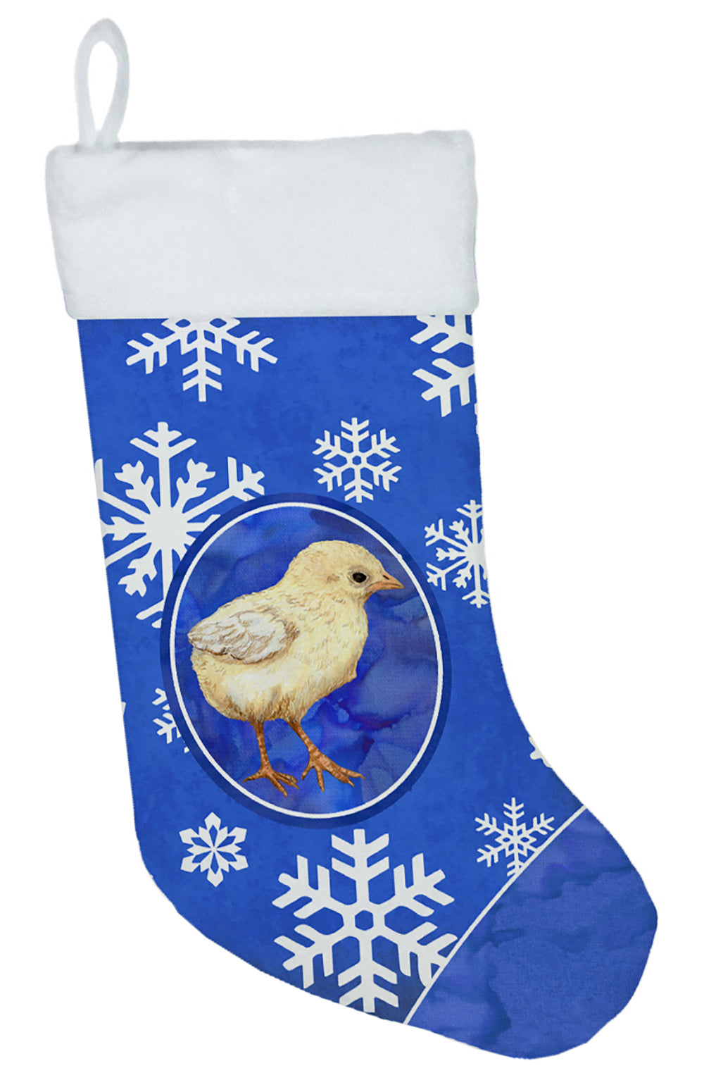 Baby Chick Winter Snowflakes Holiday Christmas Stocking SB3152-CS  the-store.com.