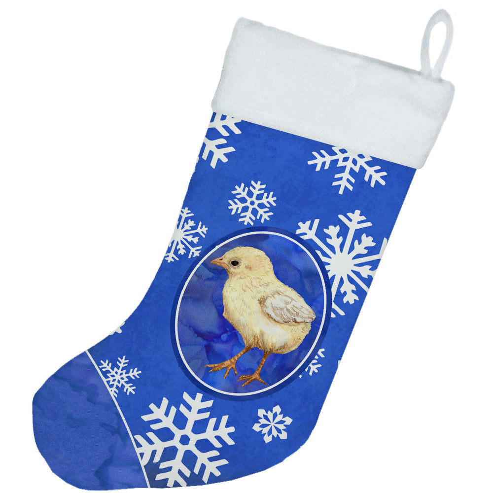 Baby Chick Winter Snowflakes Holiday Christmas Stocking SB3152-CS