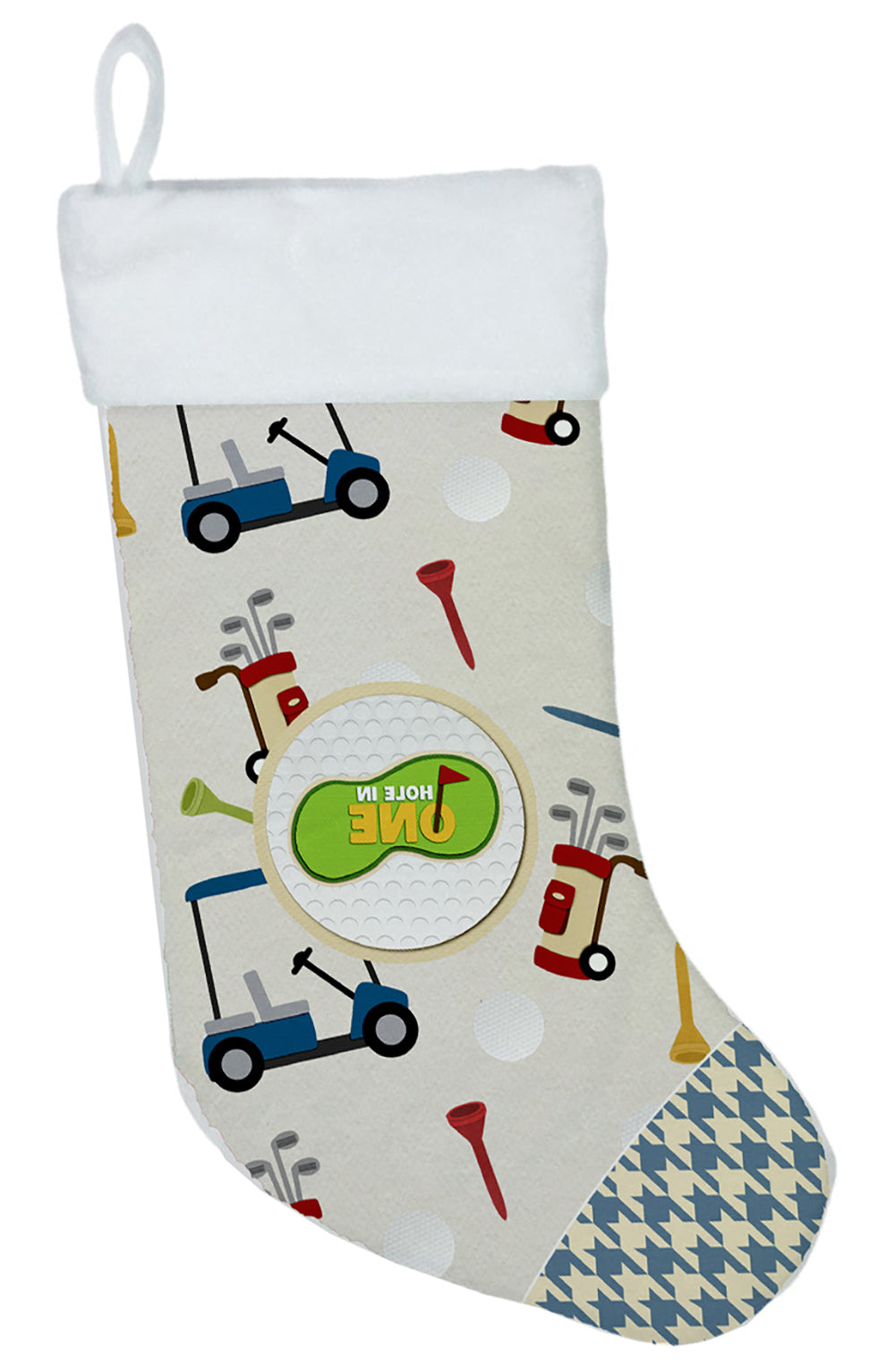 Golf Hole in One Christmas Stocking SB3157-CS  the-store.com.