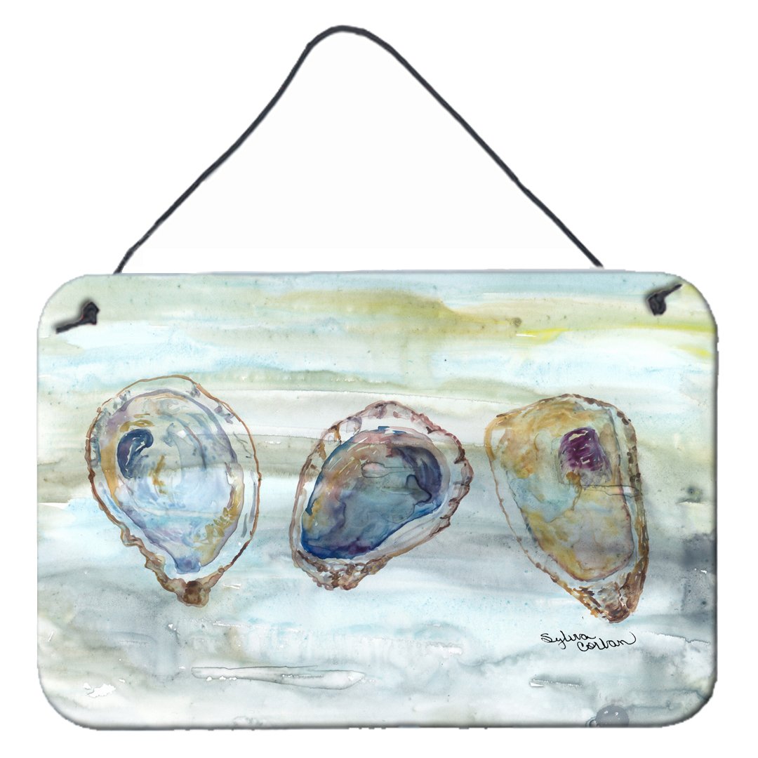 Oysters Watercolor Wall or Door Hanging Prints SC2001DS812 by Caroline&#39;s Treasures