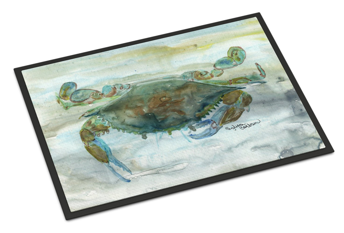 Crab a leg up Watercolor Indoor or Outdoor Mat 24x36 SC2002JMAT by Caroline&#39;s Treasures