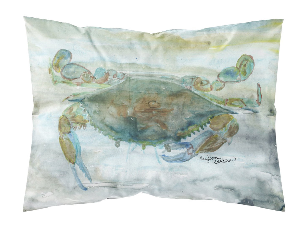 Crab a leg up Watercolor Fabric Standard Pillowcase SC2002PILLOWCASE by Caroline&#39;s Treasures