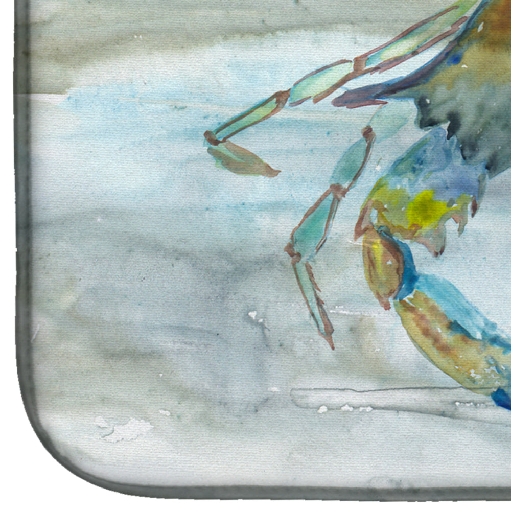Blue Crab #2 Watercolor Dish Drying Mat SC2004DDM