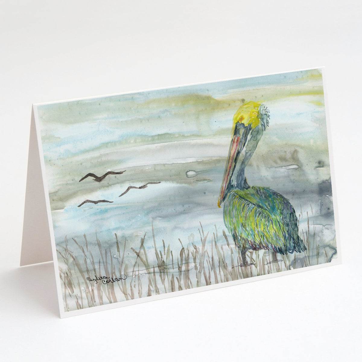Buy this Pelican Watercolor Greeting Cards and Envelopes Pack of 8