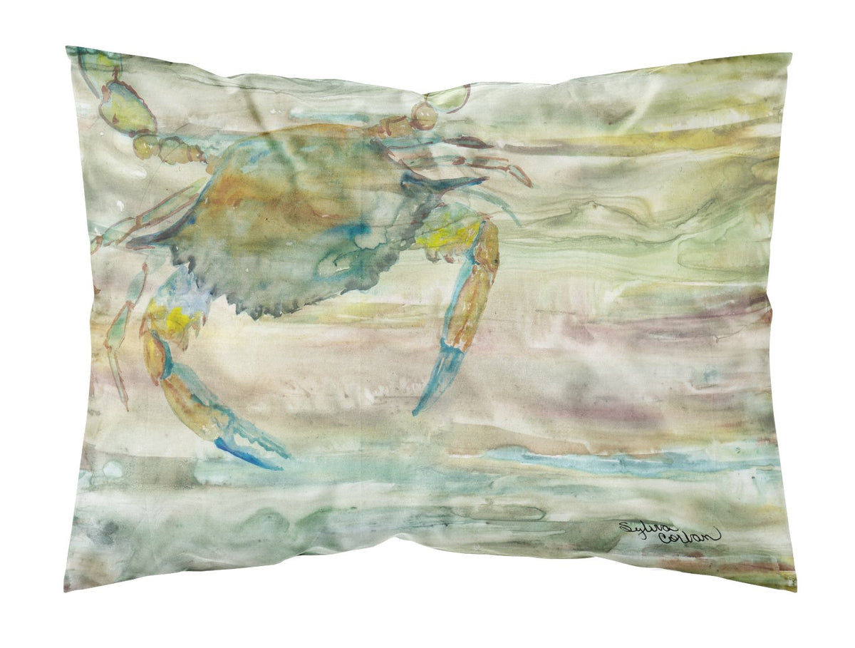 Blue Crab Sunset Fabric Standard Pillowcase SC2013PILLOWCASE by Caroline&#39;s Treasures