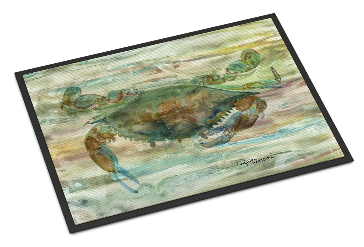 Caroline's Treasures Crab a leg up Sunset Doormat - 24x36 Decorative Floor Mat – Indoor/Outdoor Rug with Artistic Flair SC2015JMAT