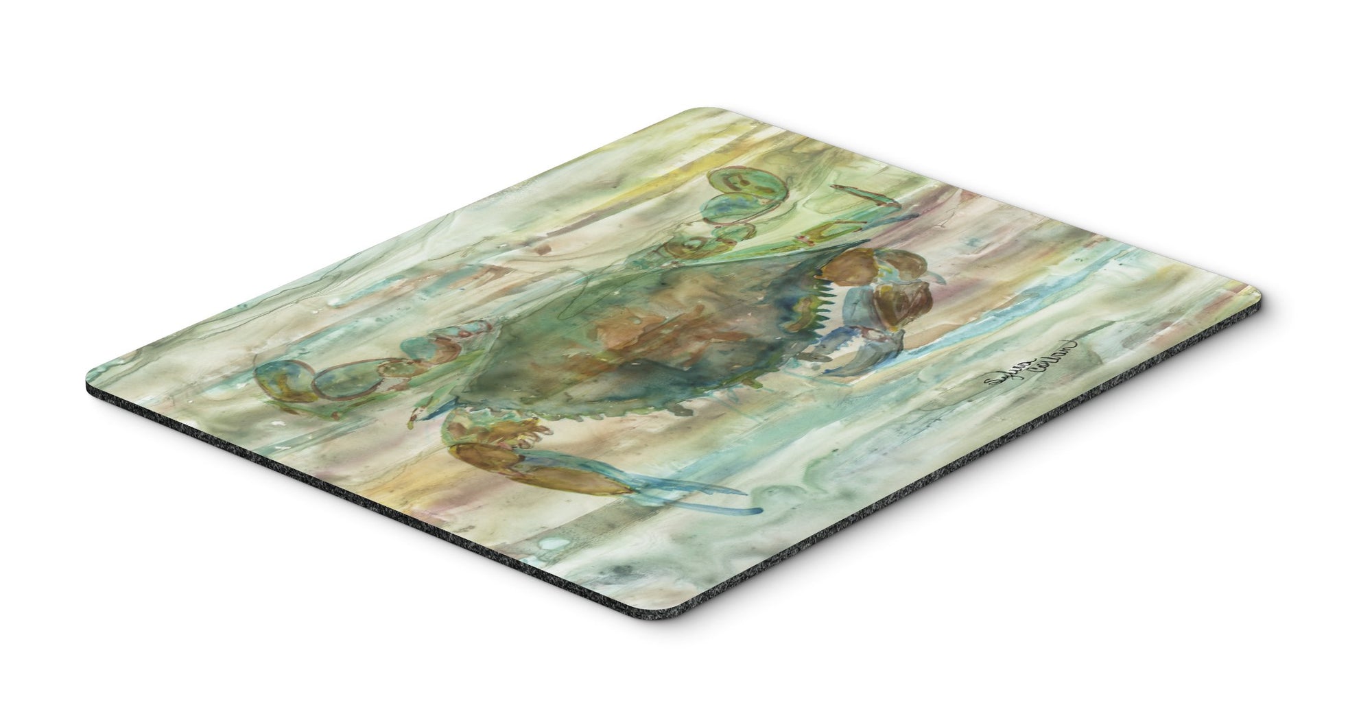 Crab a leg up Sunset Mouse Pad, Hot Pad or Trivet SC2015MP by Caroline's Treasures