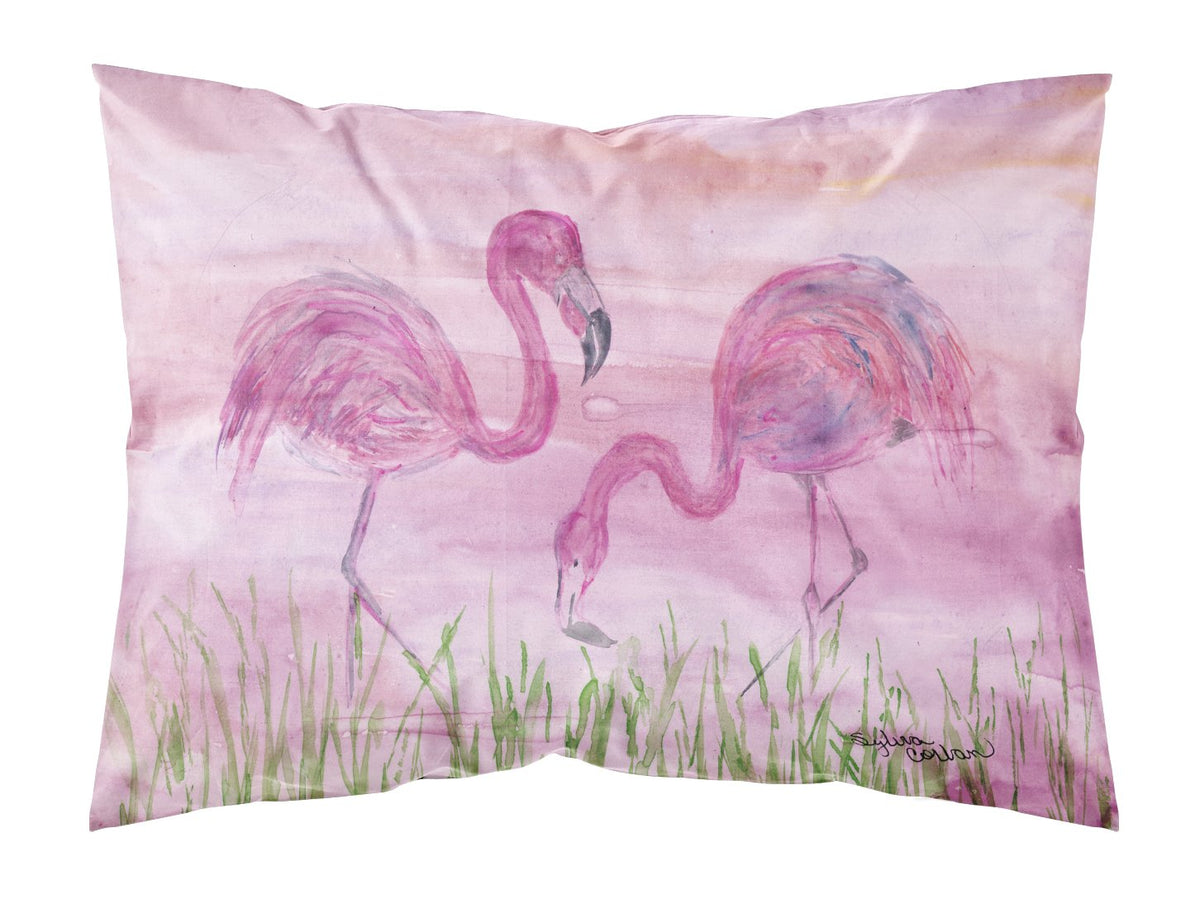 Flamingos Fabric Standard Pillowcase SC2018PILLOWCASE by Caroline&#39;s Treasures