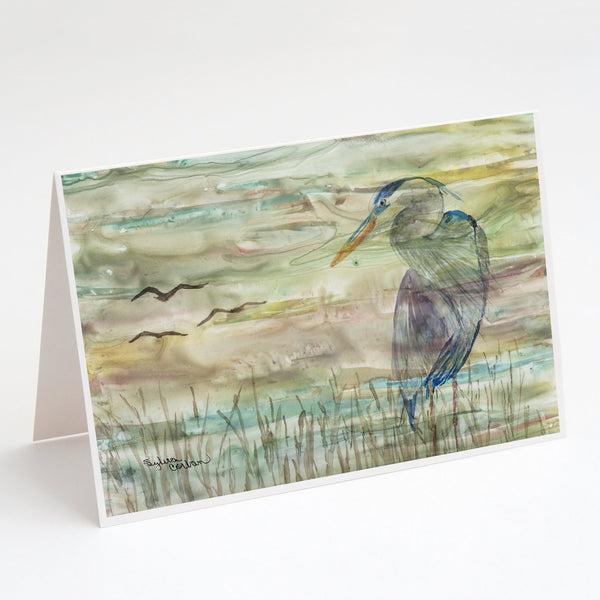 Buy this Blue Heron Sunset Greeting Cards and Envelopes Pack of 8
