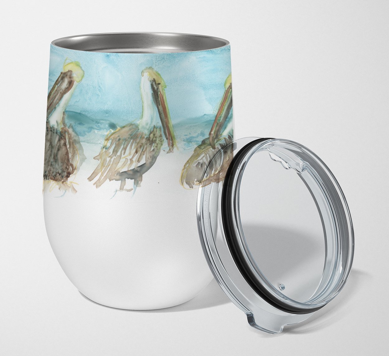 Buy this Pelicans Stainless Steel 12 oz Stemless Wine Glass
