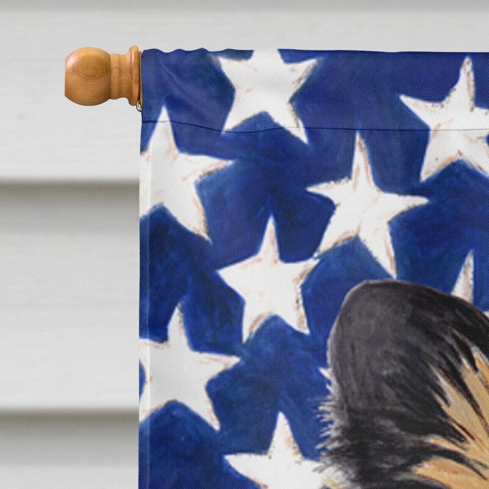 USA American Flag with Cairn Terrier Flag Canvas House Size  the-store.com.