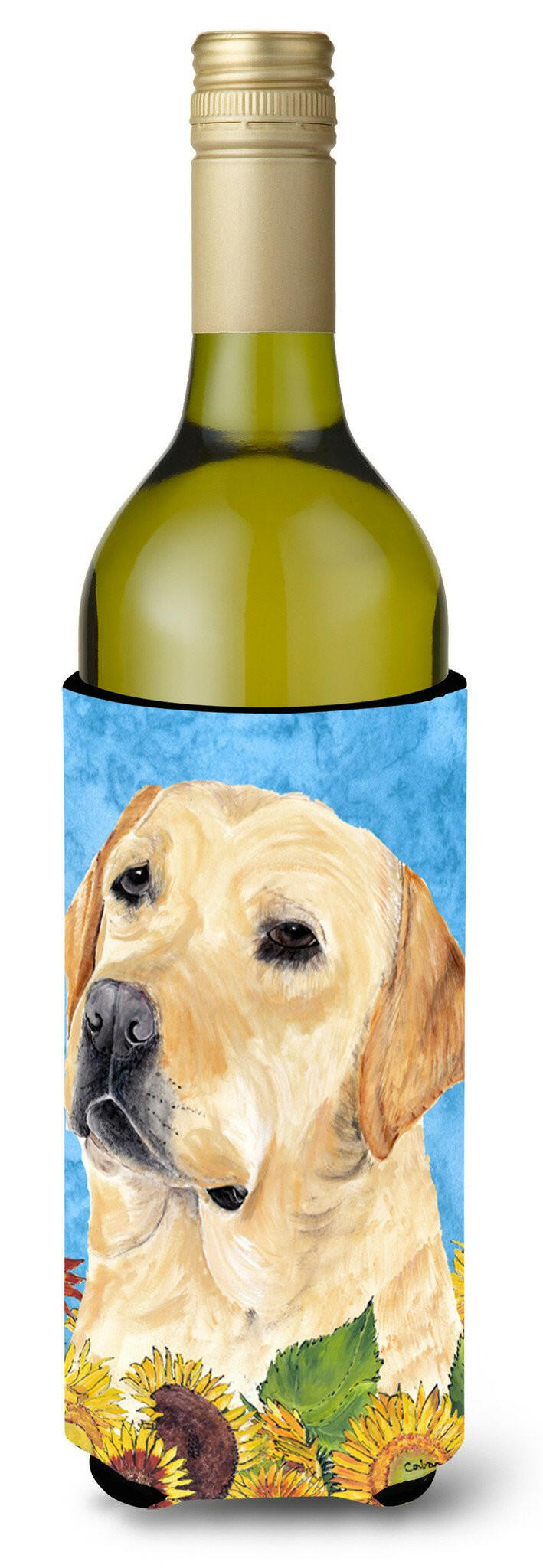Labrador Wine Bottle Beverage Insulator Beverage Insulator Hugger SC9056LITERK by Caroline&#39;s Treasures