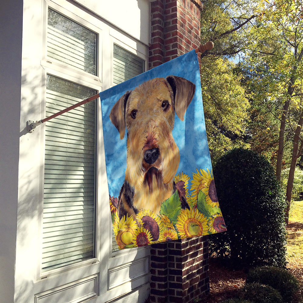 Airedale Flag Canvas House Size