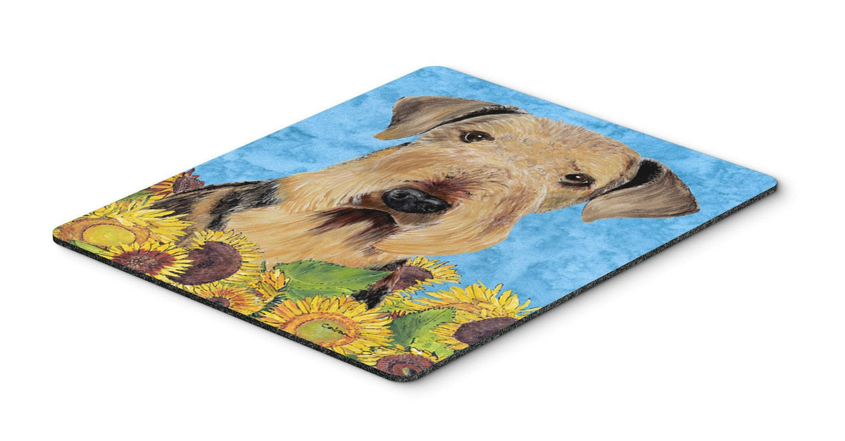Airedale Mouse Pad, Hot Pad or Trivet by Caroline&#39;s Treasures