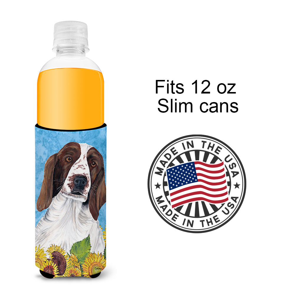 Welsh Springer Spaniel Ultra Beverage Insulators for slim cans SC9078MUK.