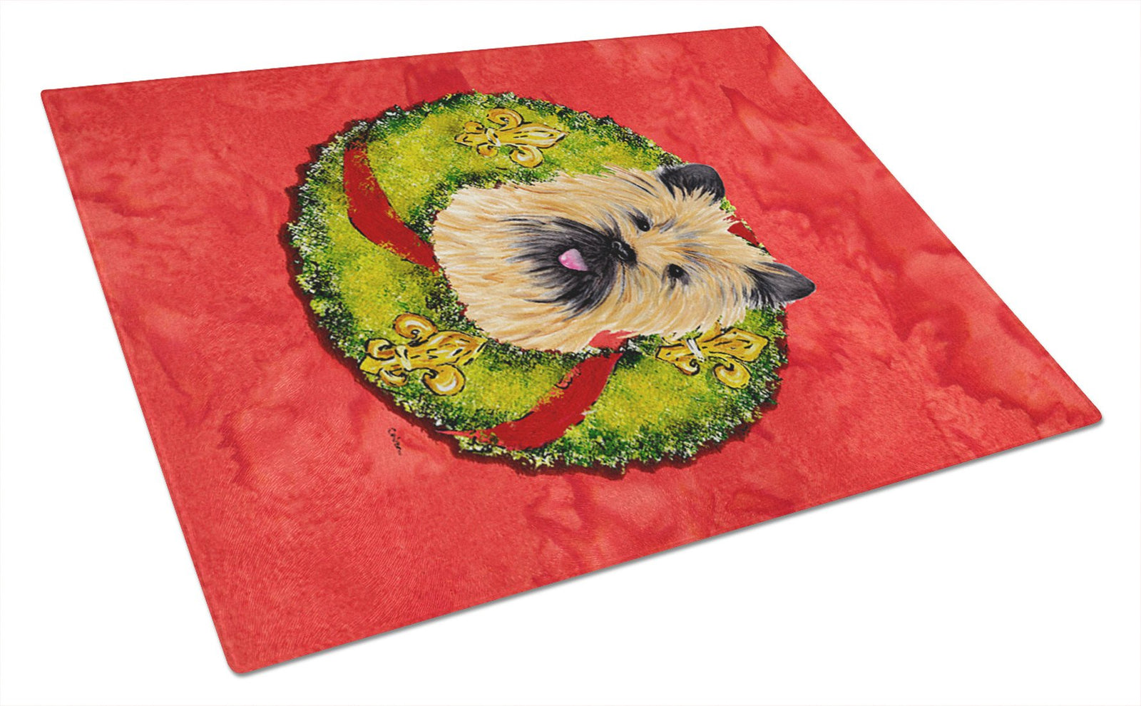 Cairn Terrier Glass Cutting Board Large by Caroline's Treasures