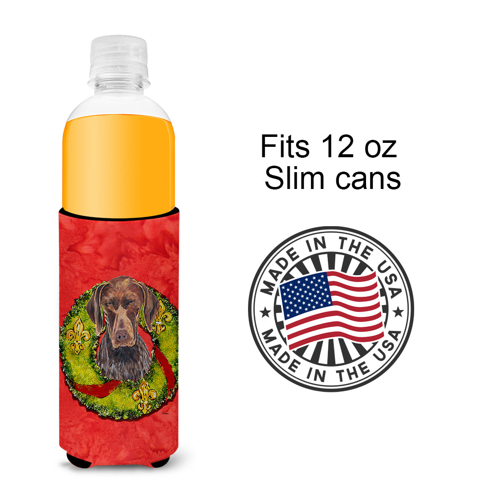 German Shorthaired Pointer Ultra Beverage Insulators for slim cans SC9088MUK.