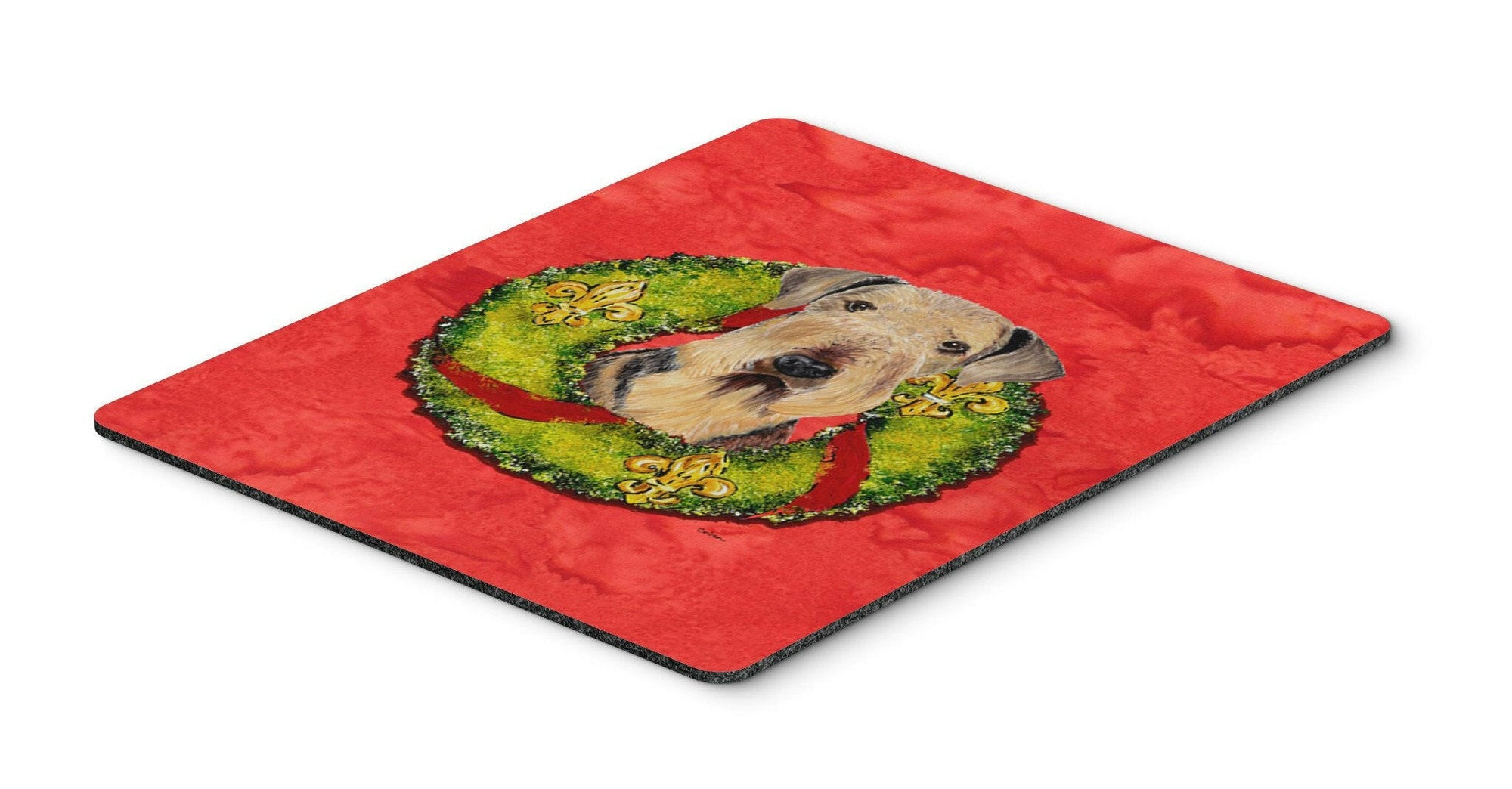 Airedale Mouse Pad, Hot Pad or Trivet by Caroline's Treasures