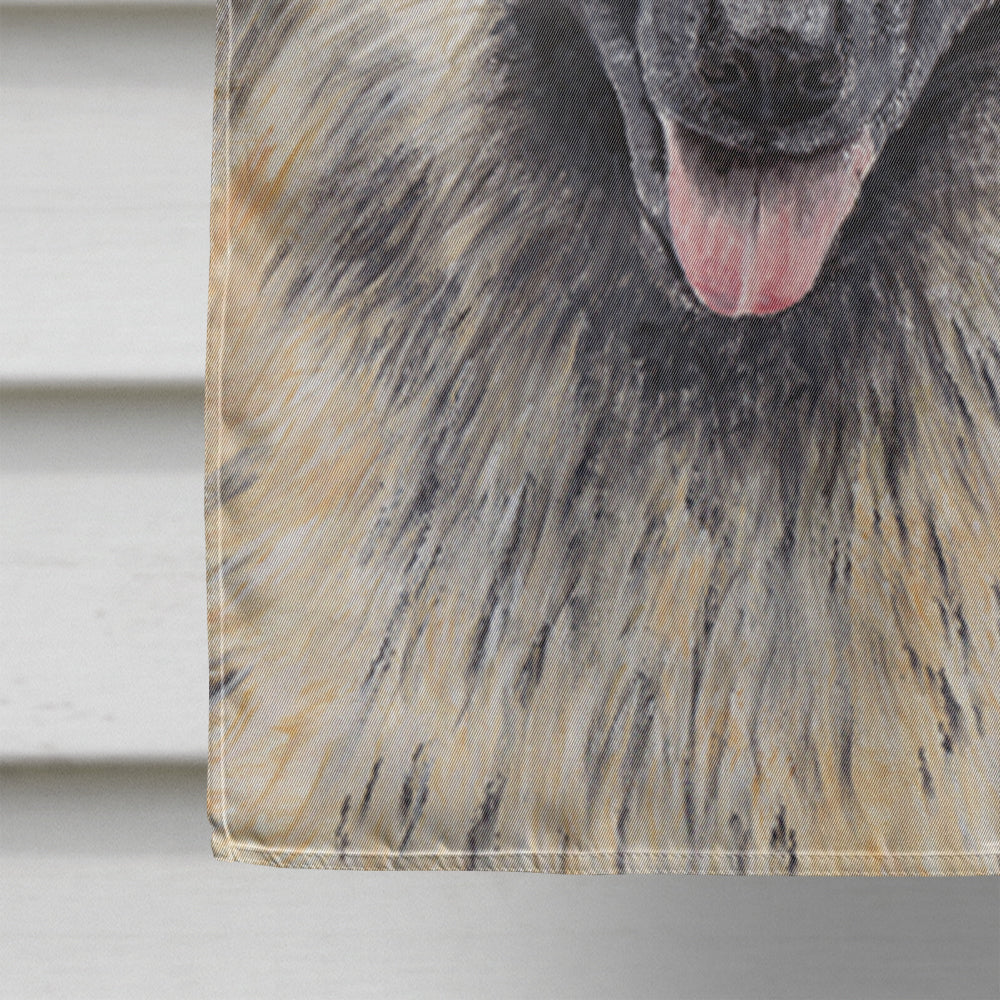 USA American Flag with Belgian Tervuren Flag Canvas House Size  the-store.com.