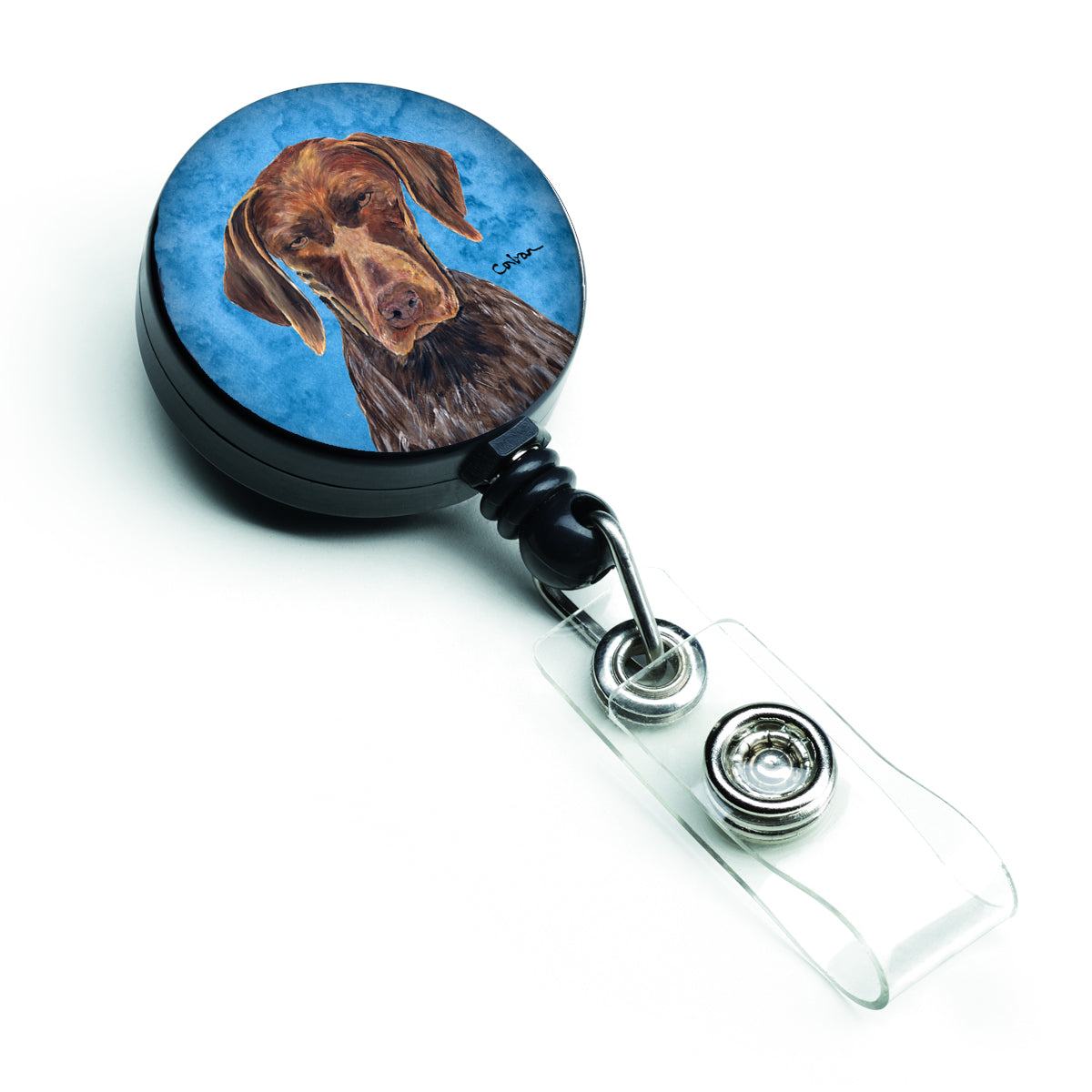 German Shorthaired Pointer Retractable Badge Reel or ID Holder with Clip