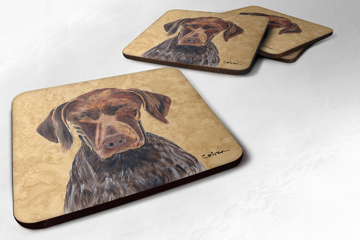 Set of 4 German Shorthaired Pointer Foam Coasters - the-store.com