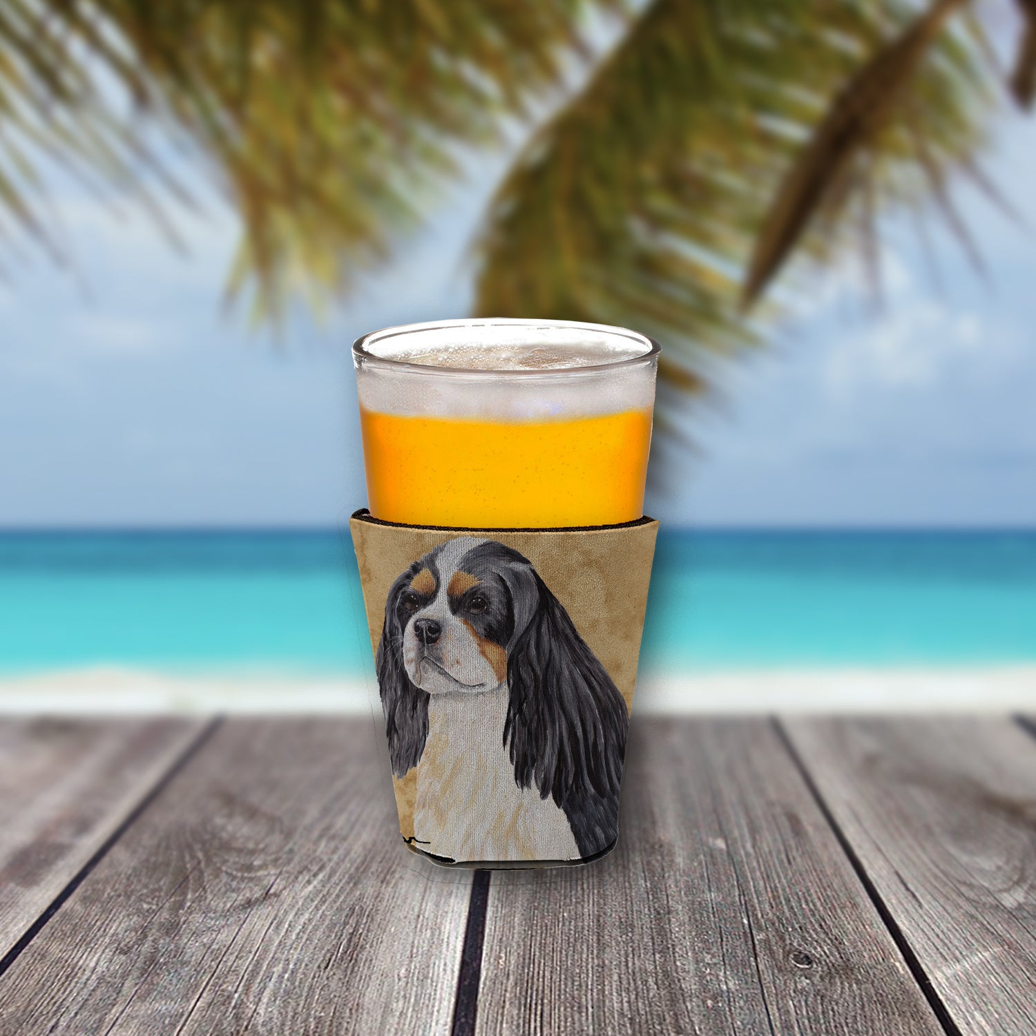 Cavalier Spaniel Red Cup Beverage Insulator Hugger  the-store.com.