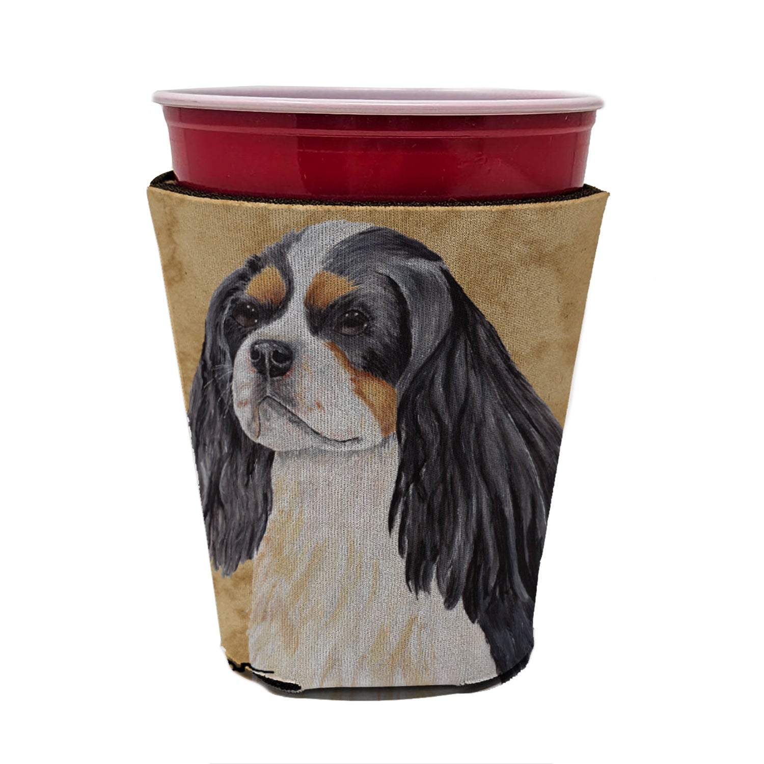 Cavalier Spaniel Red Cup Beverage Insulator Hugger  the-store.com.