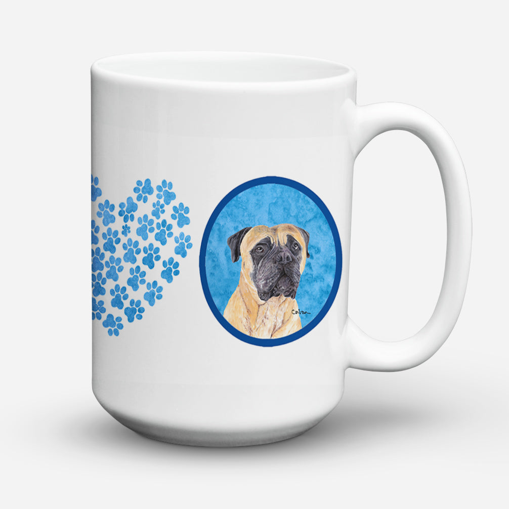 Mastiff Dishwasher Safe Microwavable Ceramic Coffee Mug 15 ounce  the-store.com.