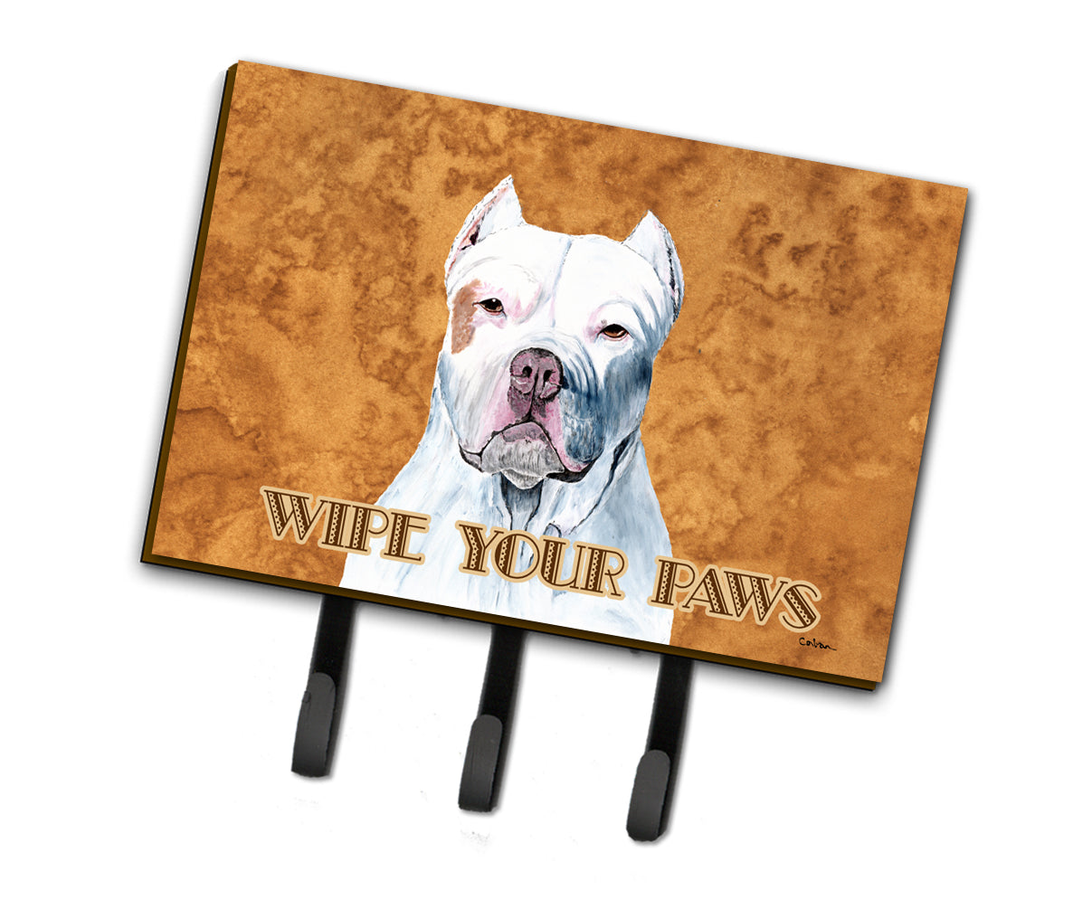 Pit Bull Wipe your Paws Leash or Key Holder  the-store.com.