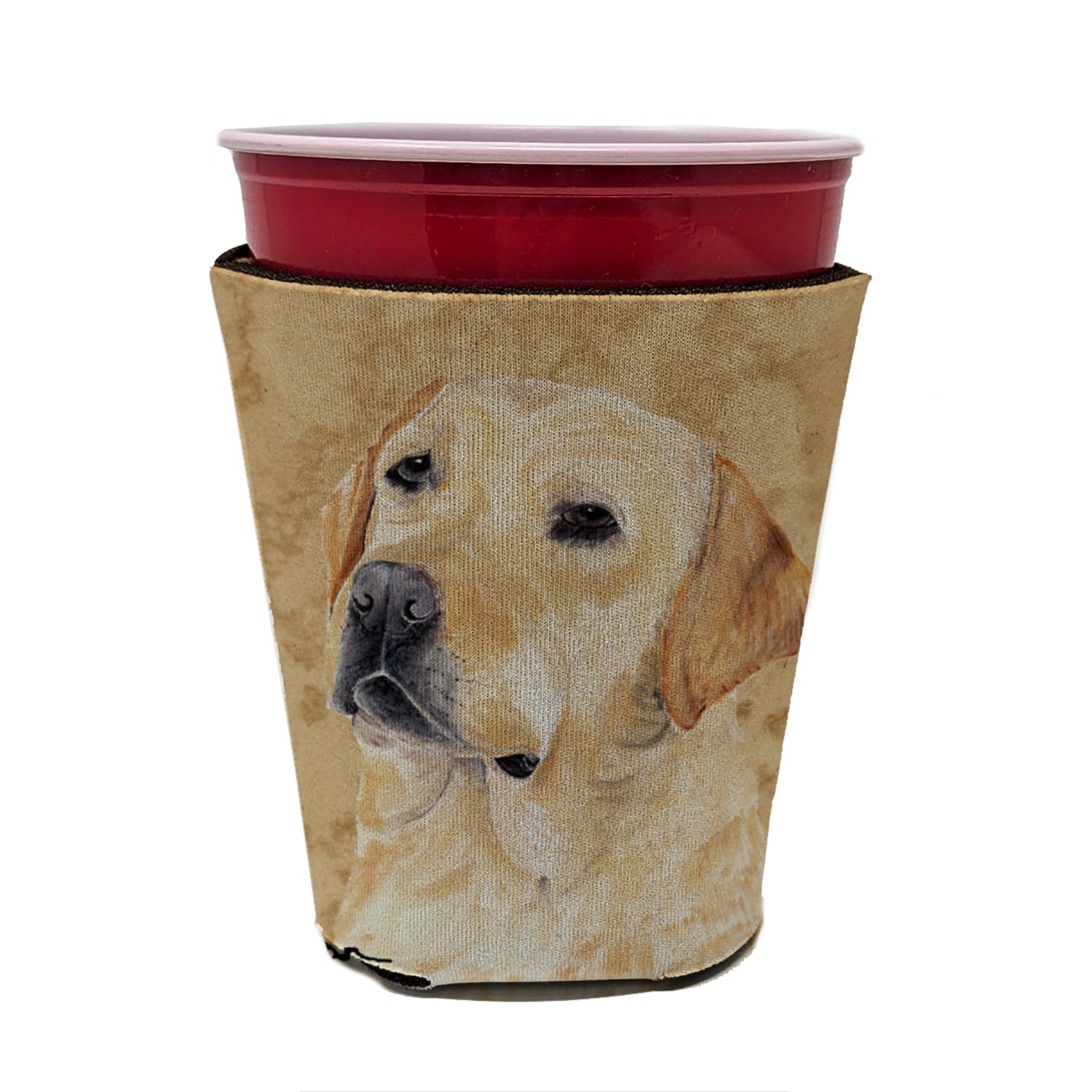 Labrador Red Cup Beverage Insulator Hugger