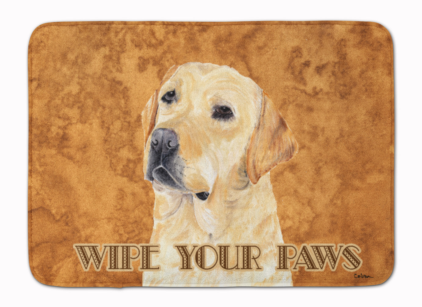 Labrador Wipe your Paws Machine Washable Memory Foam Mat SC9133RUG - the-store.com