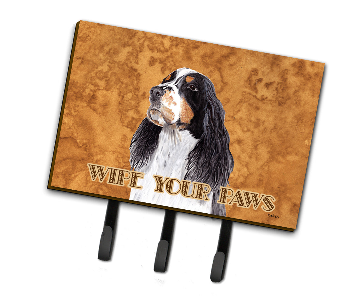 Springer Spaniel Wipe your Paws Leash or Key Holder  the-store.com.