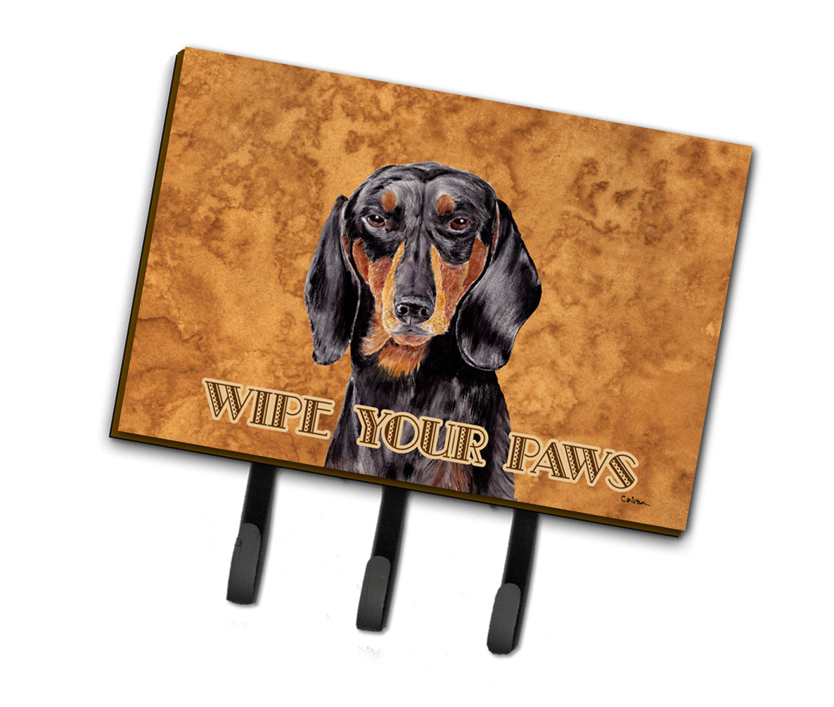 Dachshund Wipe your Paws Leash or Key Holder  the-store.com.