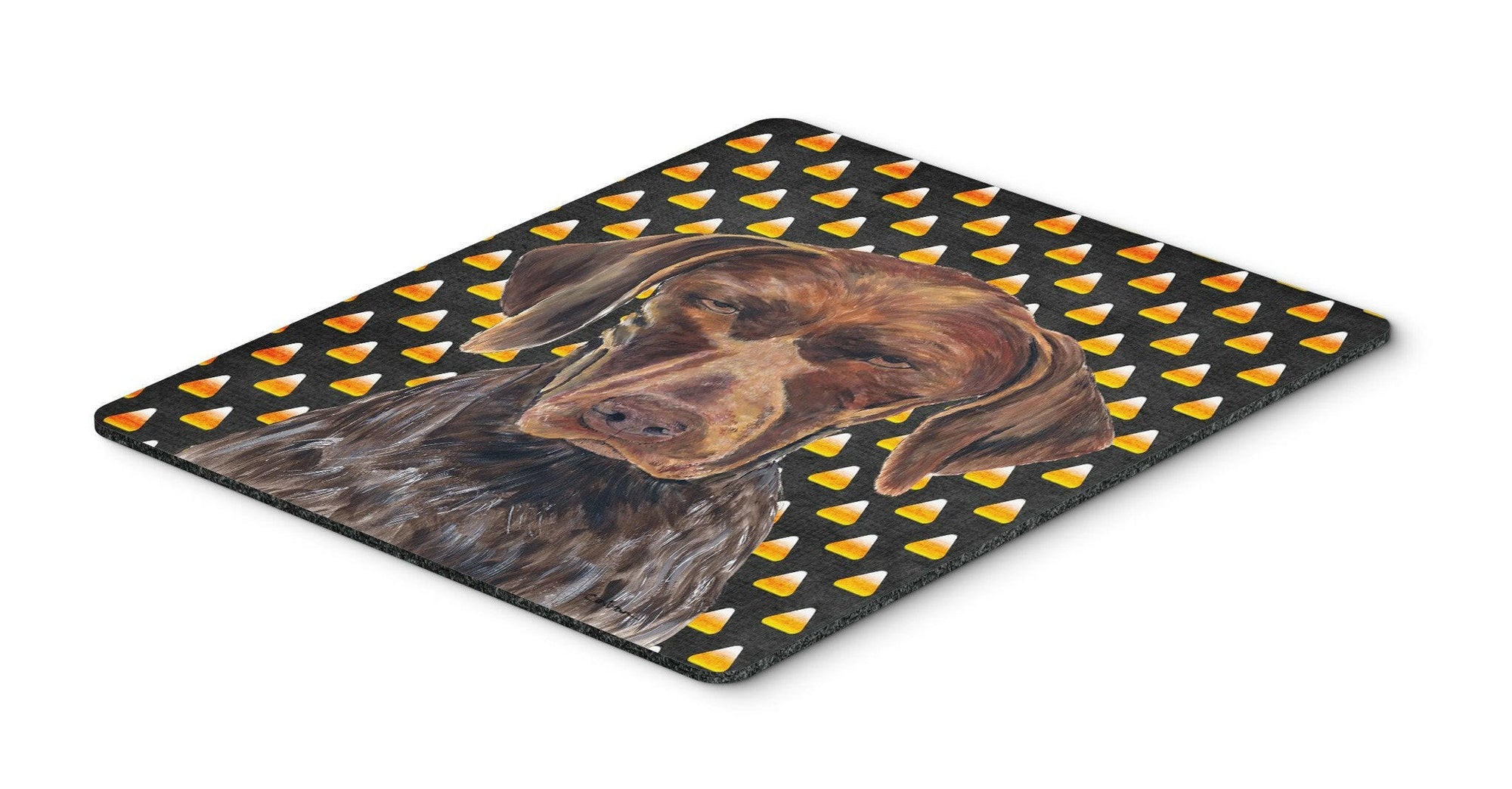 German Shorthaired Pointer Candy Corn Halloween Mouse Pad, Hot Pad or Trivet by Caroline's Treasures