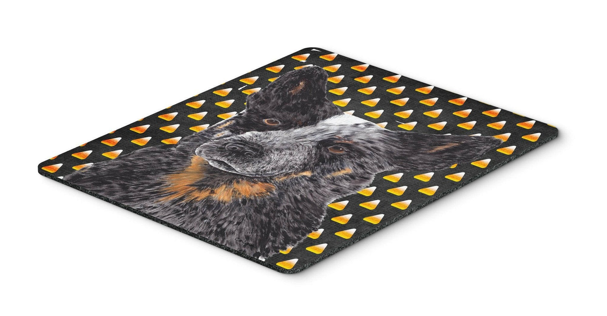 Australian Cattle Dog Candy Corn Halloween Mouse Pad, Hot Pad or Trivet by Caroline's Treasures