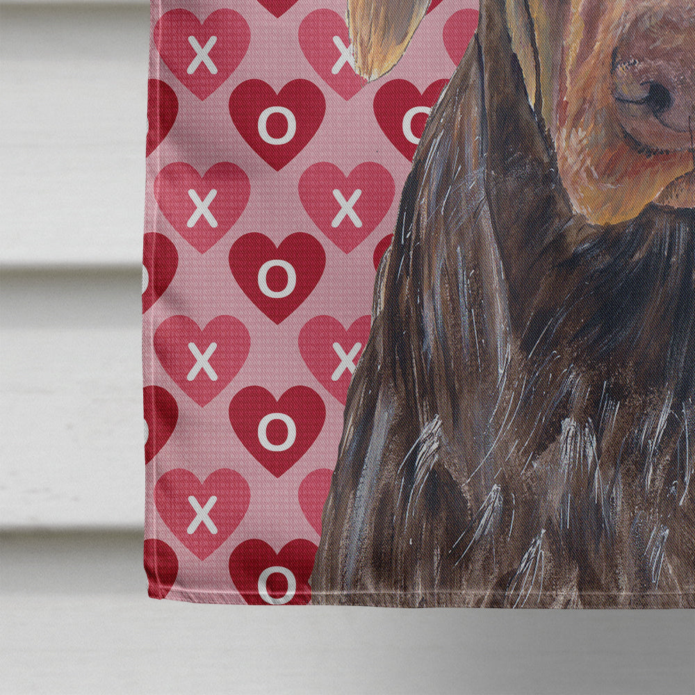 German Shorthaired Pointer Hearts Love  Valentine's Day  Flag Canvas House Size