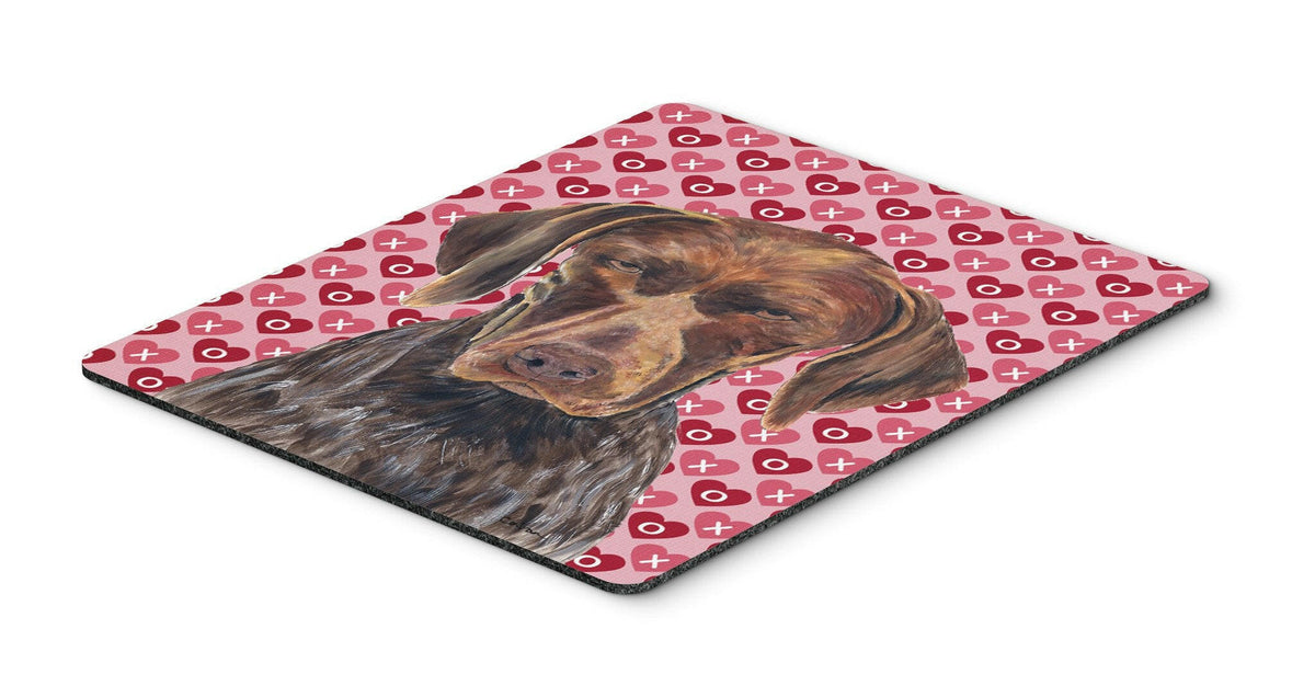 German Shorthaired Pointer Valentine&#39;s Day Mouse Pad, Hot Pad or Trivet by Caroline&#39;s Treasures