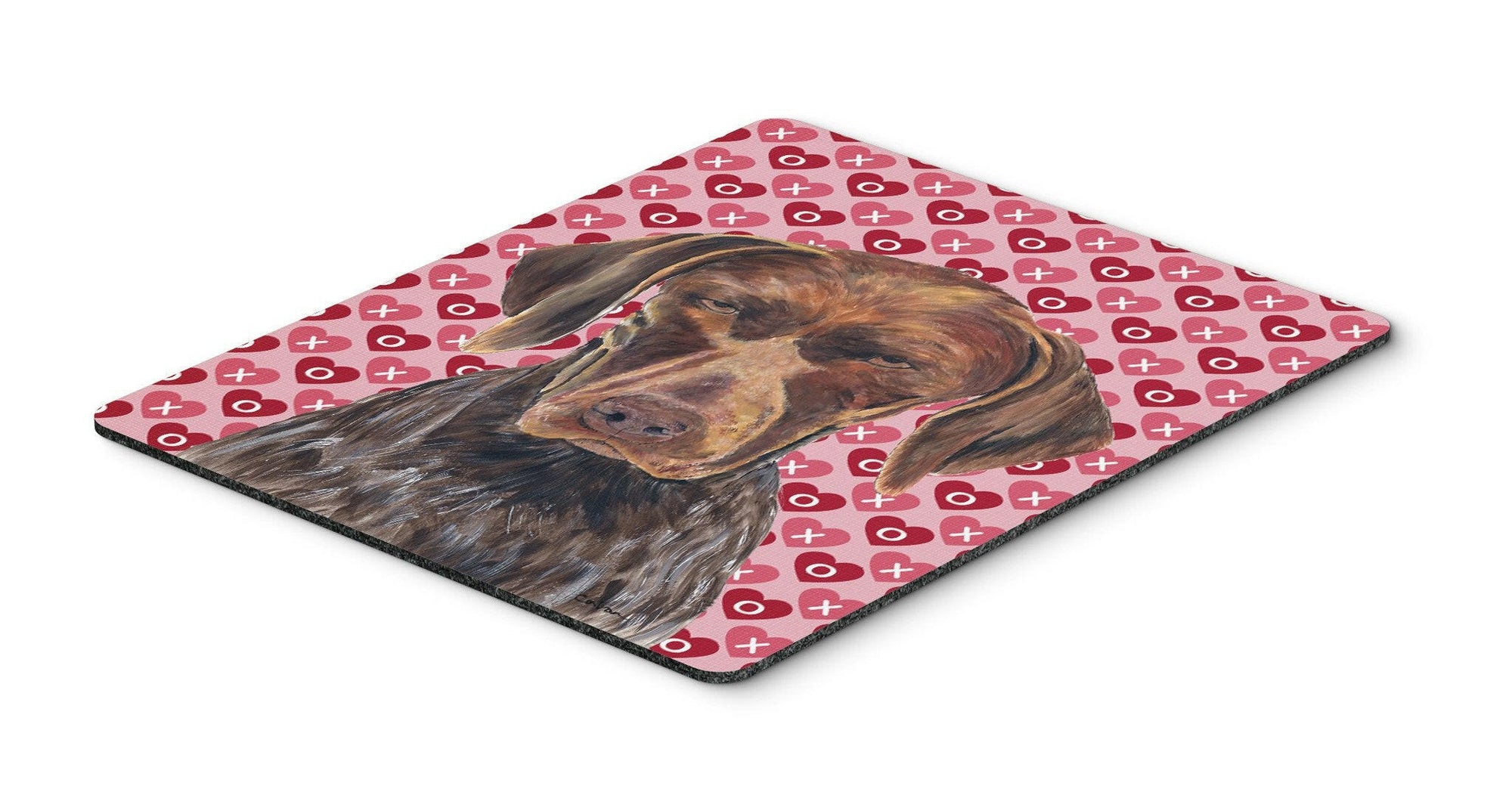German Shorthaired Pointer Valentine's Day Mouse Pad, Hot Pad or Trivet by Caroline's Treasures