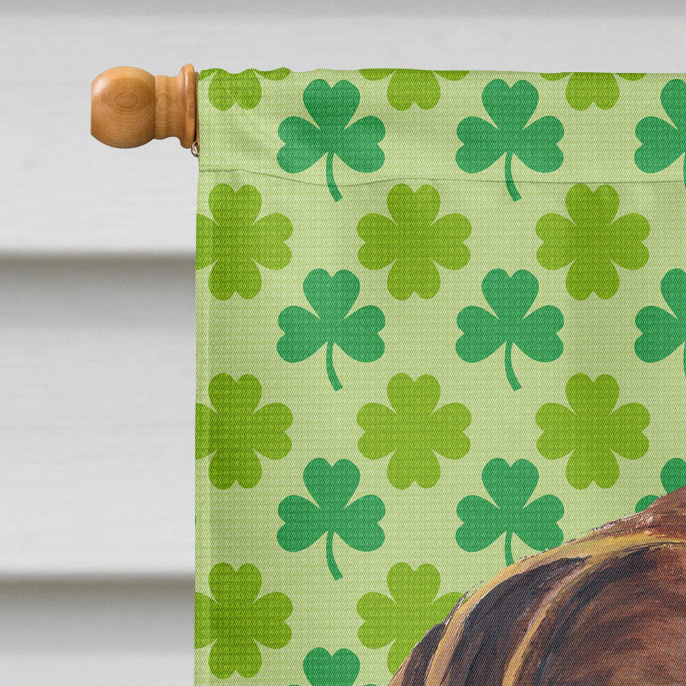 German Shorthaired Pointer St. Patrick's Day Shamrock  Flag Canvas House Size  the-store.com.